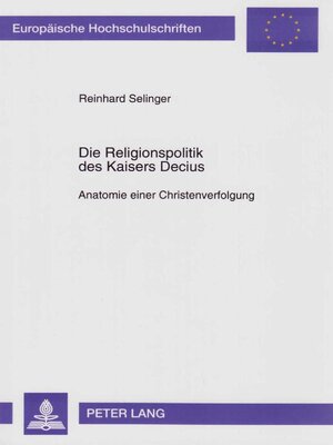 cover image of Die Religionspolitik des Kaisers Decius